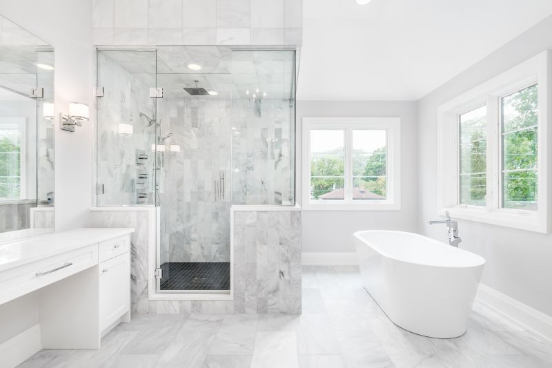 Bathroom with Large Format Tiles